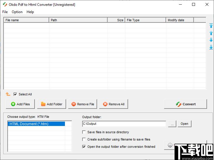 Okdo Pdf to Html Converter下载,pdf转换,转换工具,文档转换