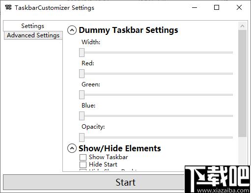 TaskbarCustomizer下载,任务栏,桌面工具